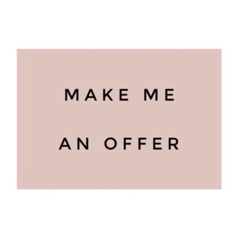 Open to reasonable offers!